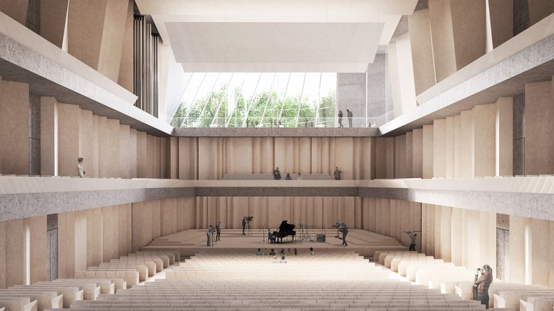 big concert hall collage